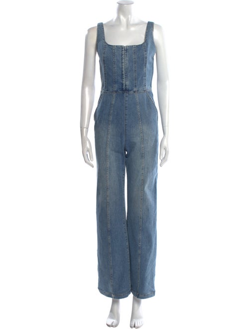 Alice + Olivia Square Neckline Jumpsuit