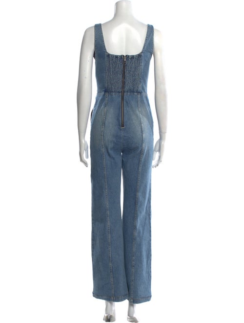 Alice + Olivia Square Neckline Jumpsuit