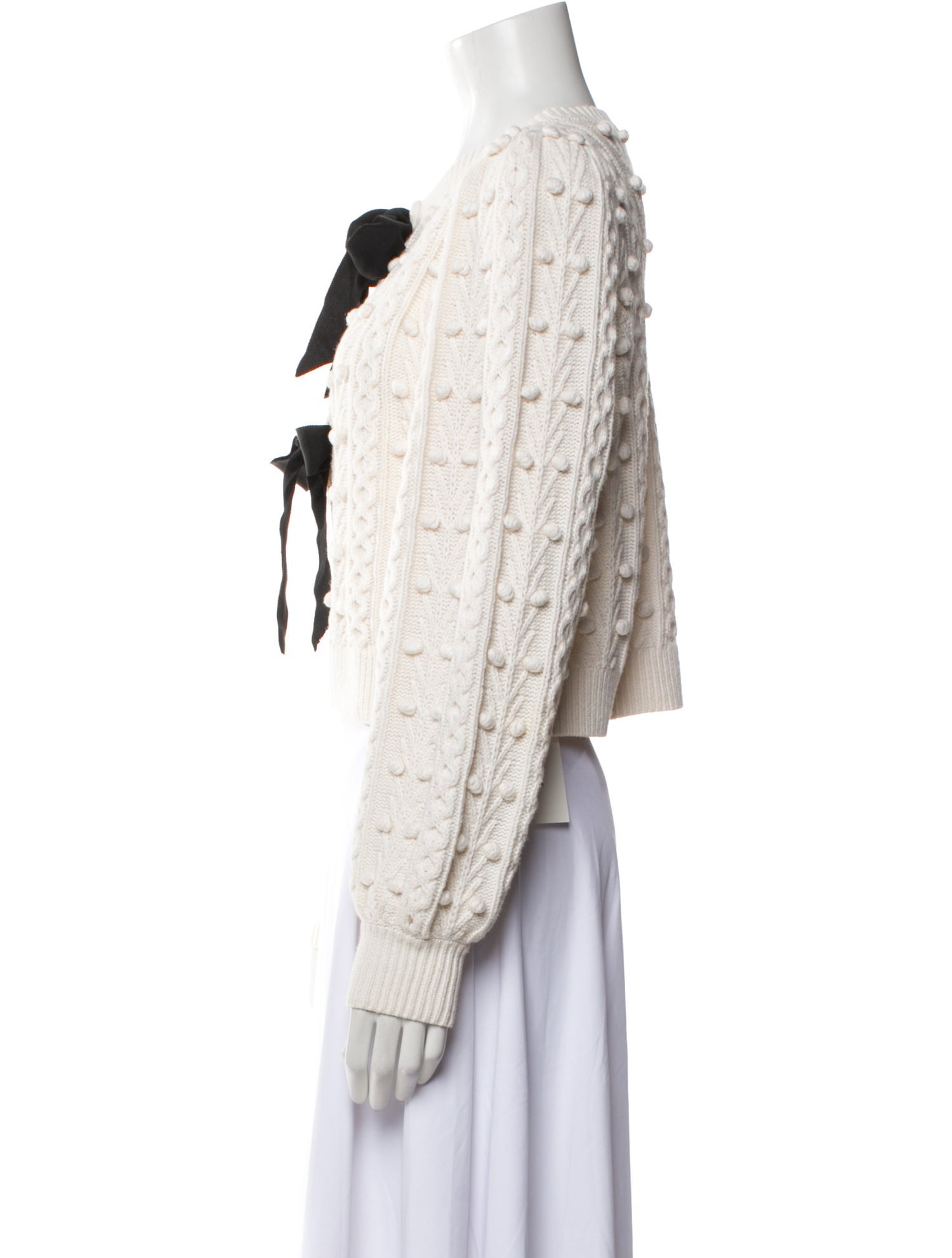 Alice + Olivia Printed Scoop Neck Sweater