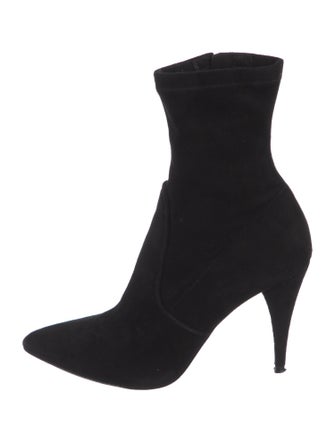 Alice + Olivia Suede Sock Boots