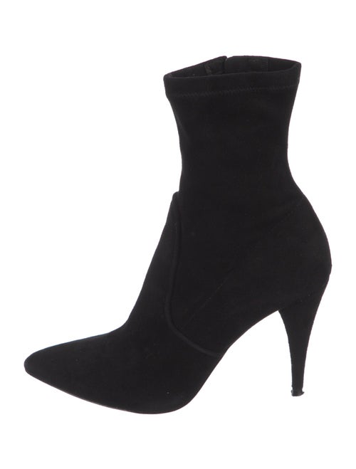 Alice + Olivia Suede Sock Boots