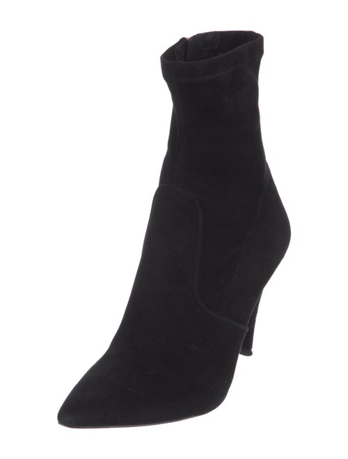 Alice + Olivia Suede Sock Boots