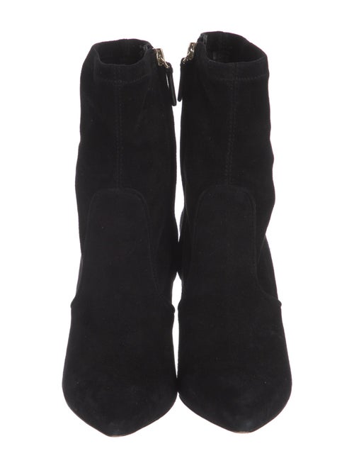 Alice + Olivia Suede Sock Boots