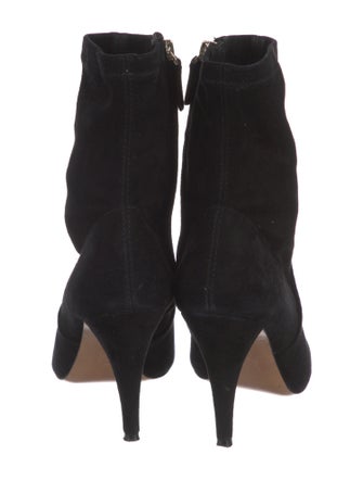 Alice + Olivia Suede Sock Boots