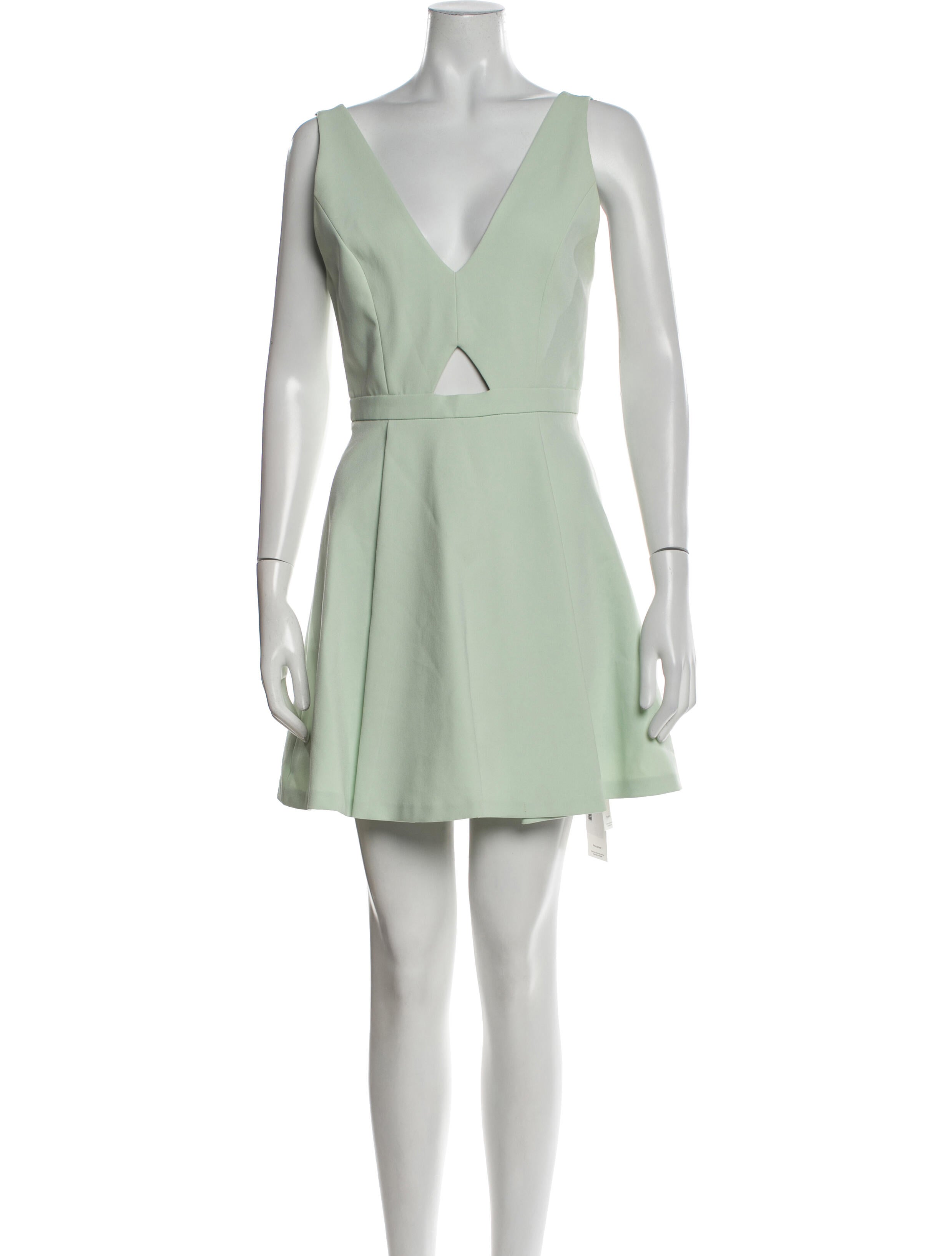 Alice + Olivia V-Neck Mini Dress