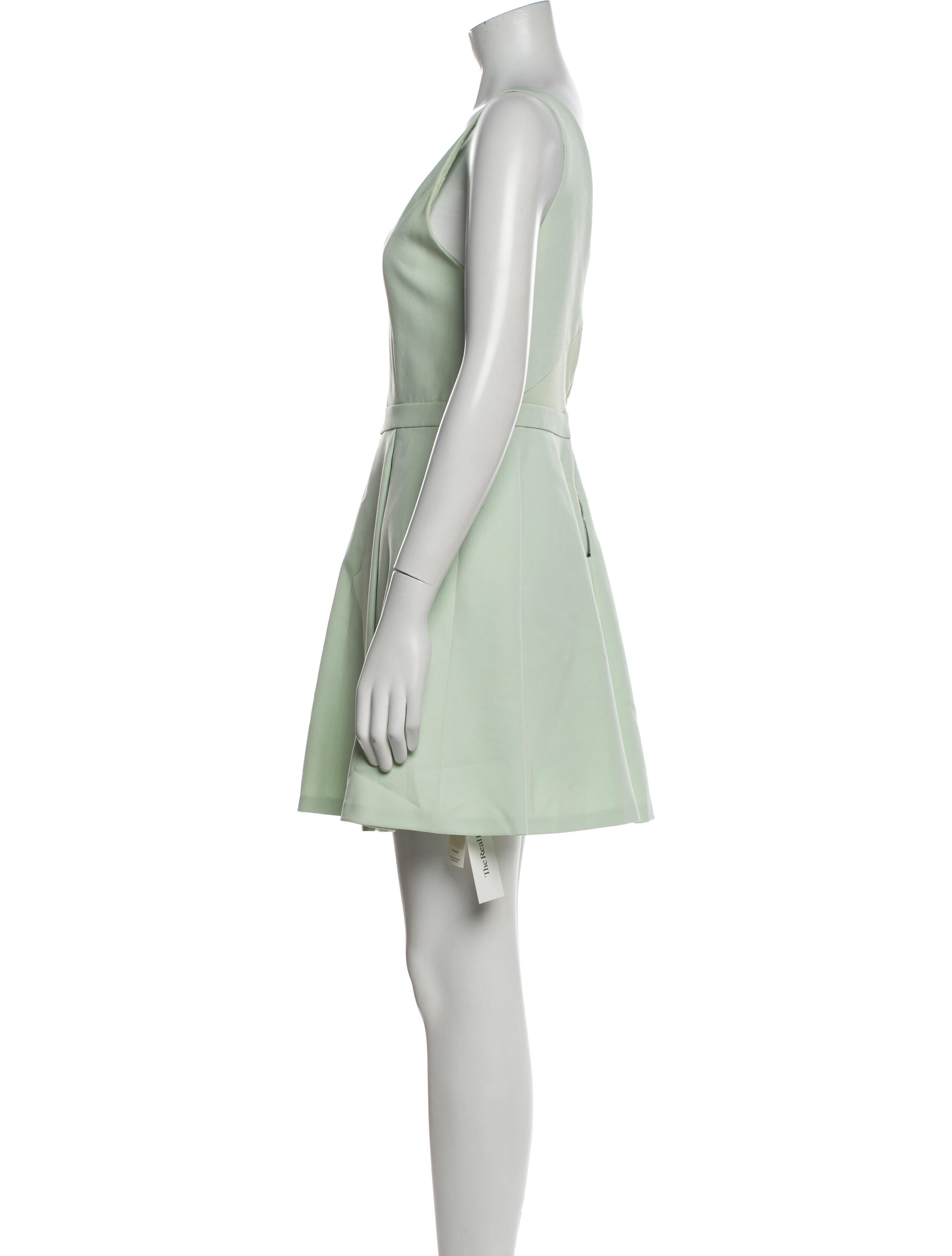 Alice + Olivia V-Neck Mini Dress