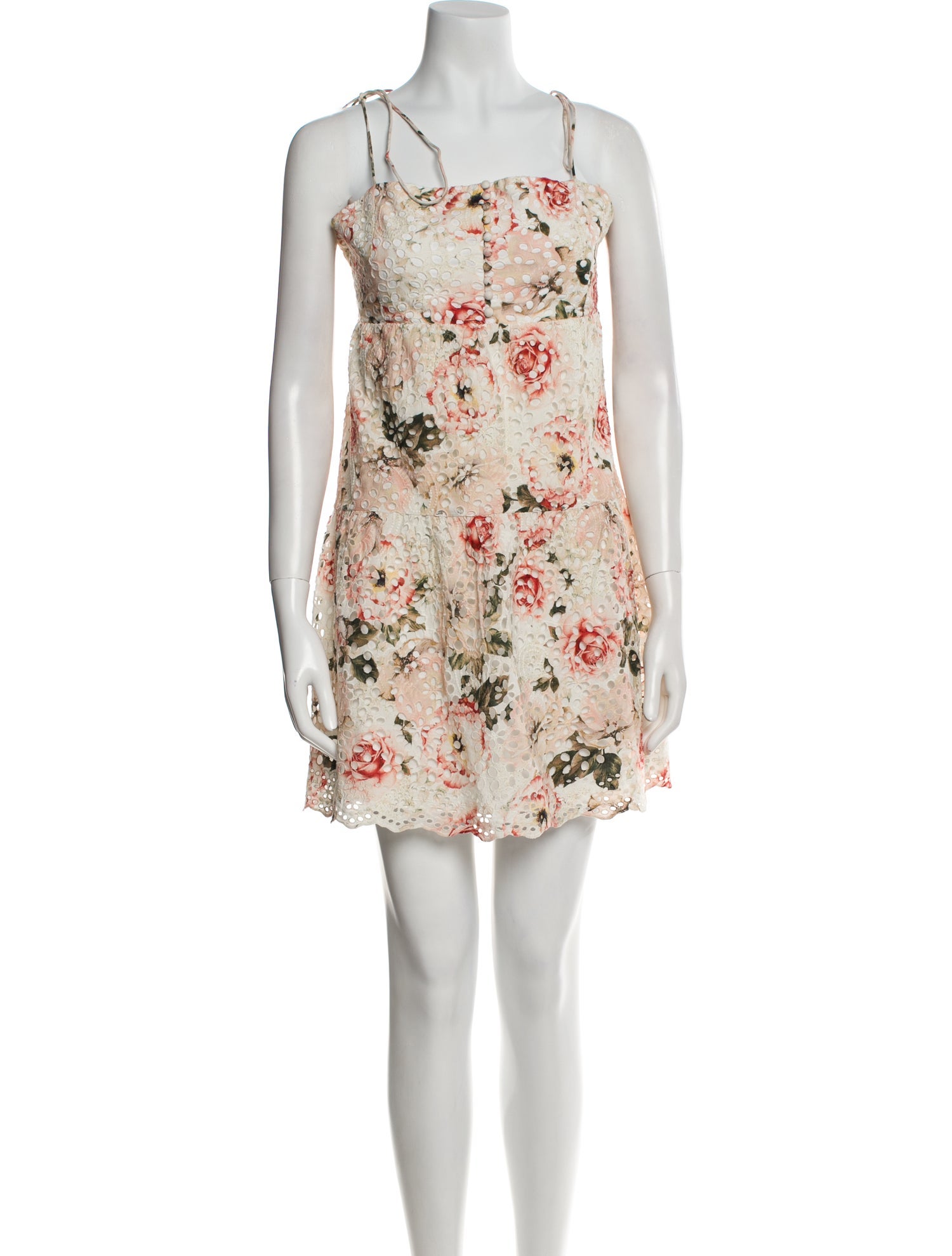 Alice + Olivia Floral Print Mini Dress