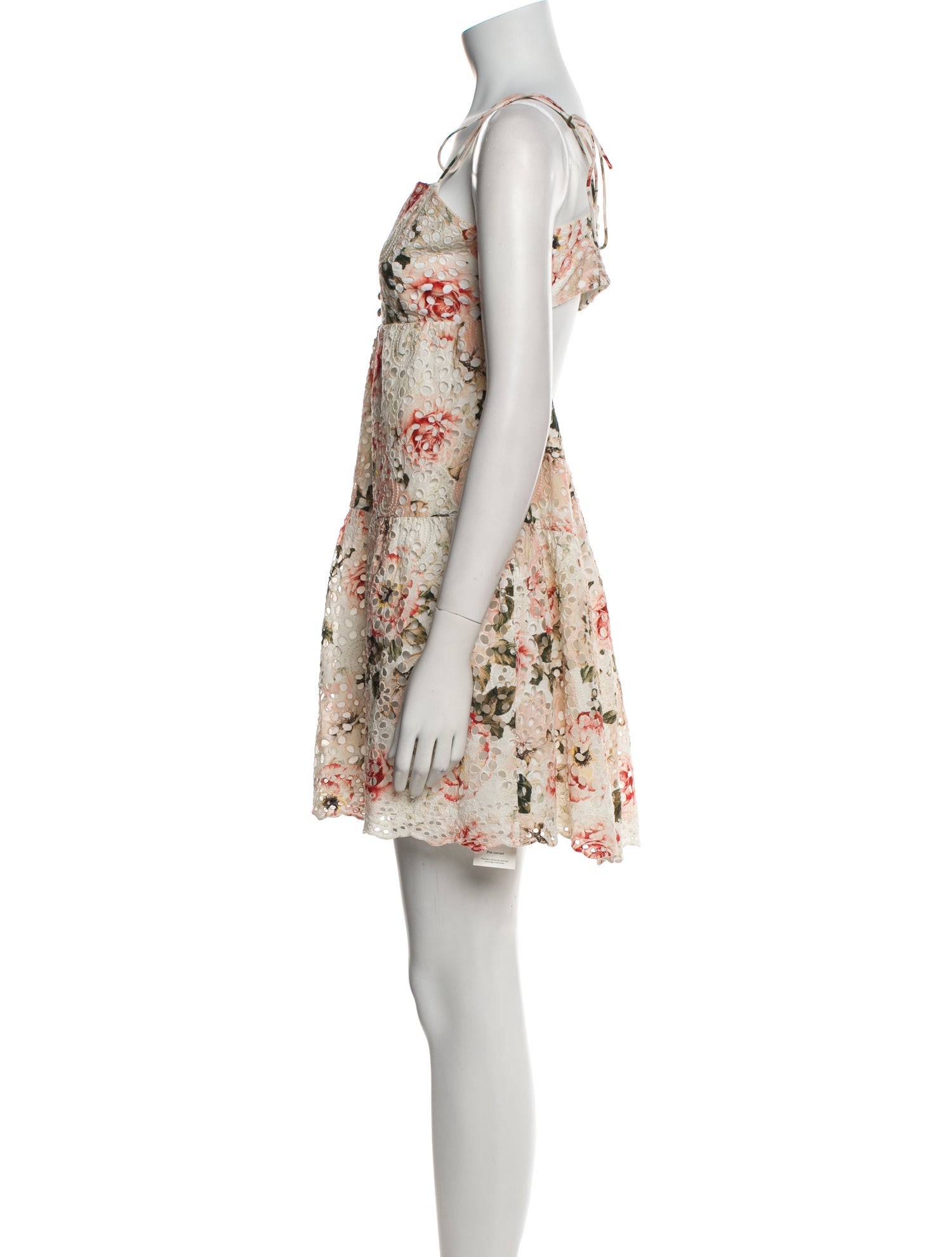 Alice + Olivia Floral Print Mini Dress