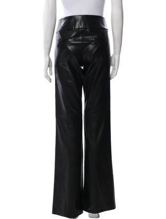 Alice + Olivia Faux Leather Wide Leg Pants