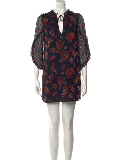 Alice + Olivia Silk Mini Dress