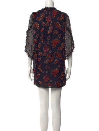 Alice + Olivia Silk Mini Dress