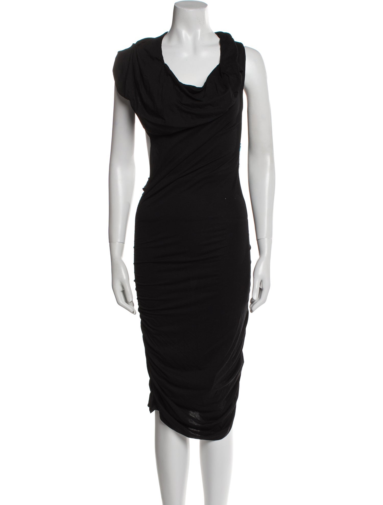 Alice + Olivia Cowl Neck Knee-Length Dress