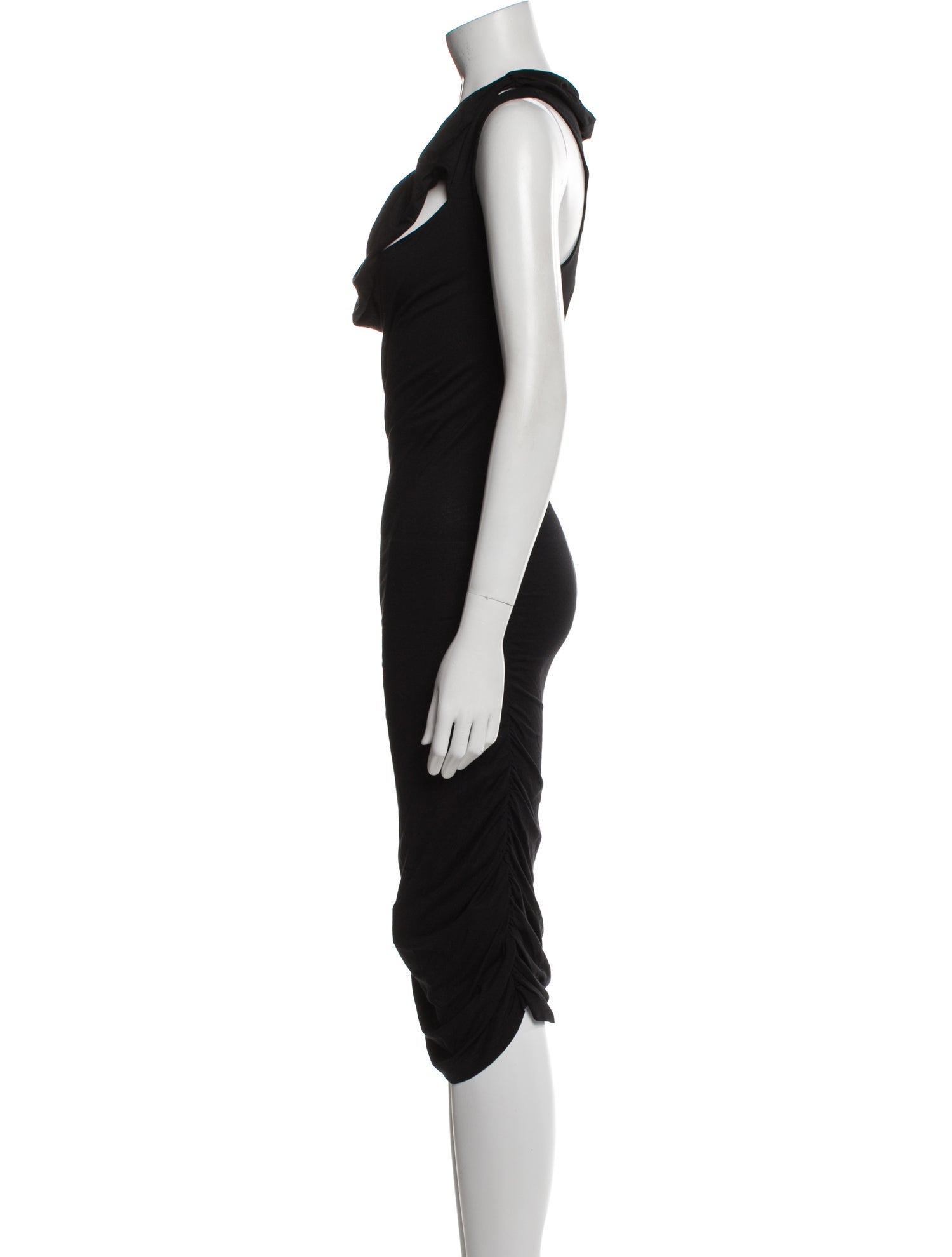 Alice + Olivia Cowl Neck Knee-Length Dress