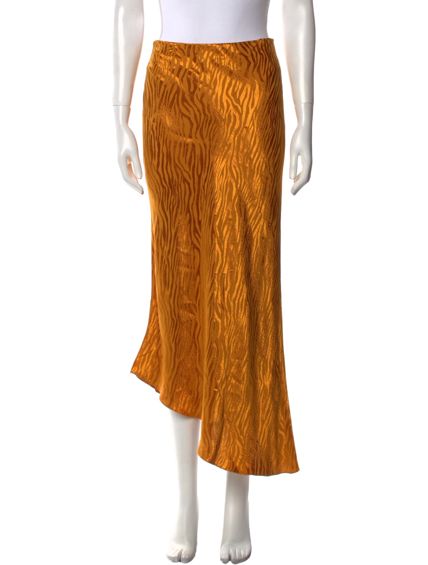 Alice + Olivia Glitter Accents Midi Length Skirt