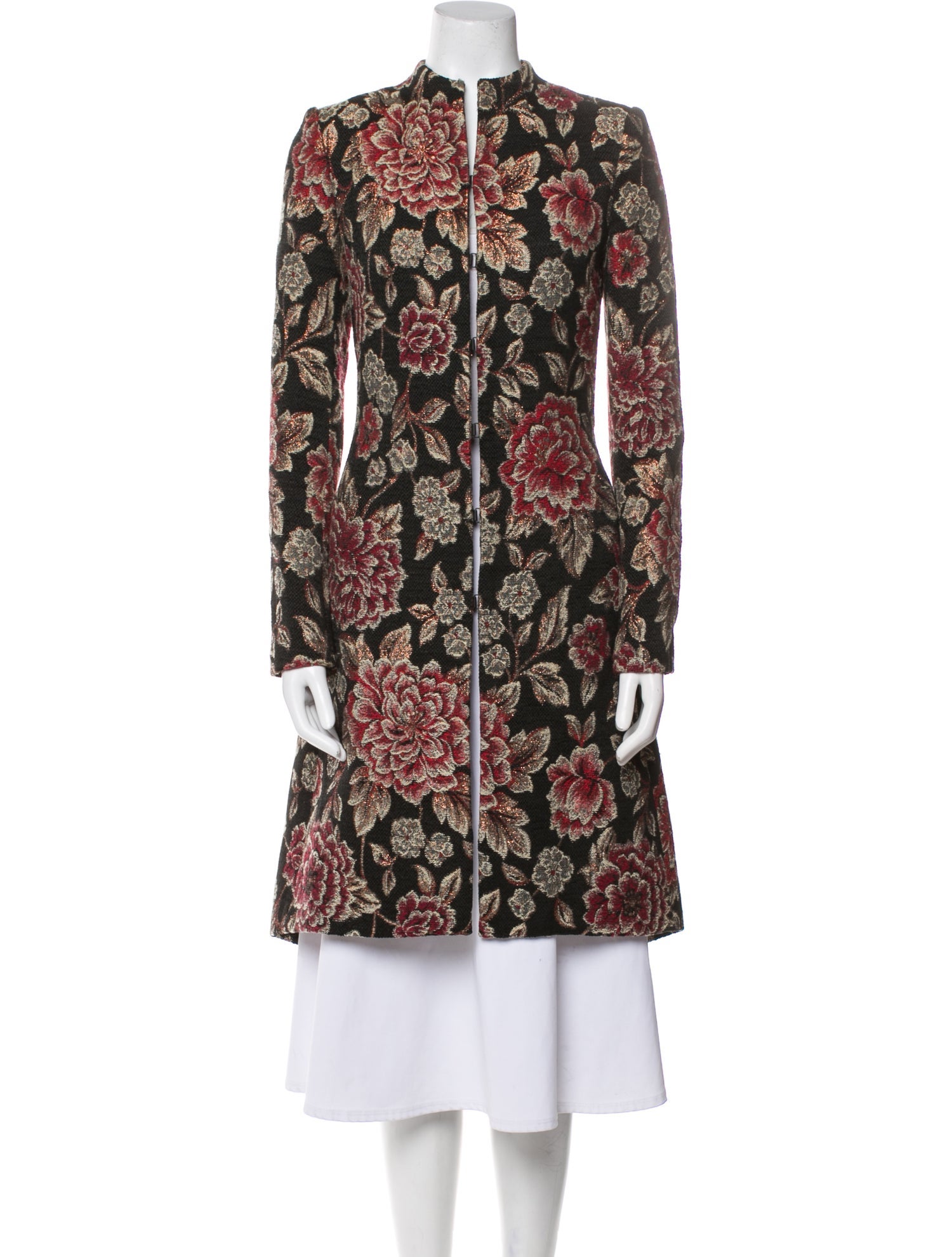 Alice + Olivia Floral Print Coat