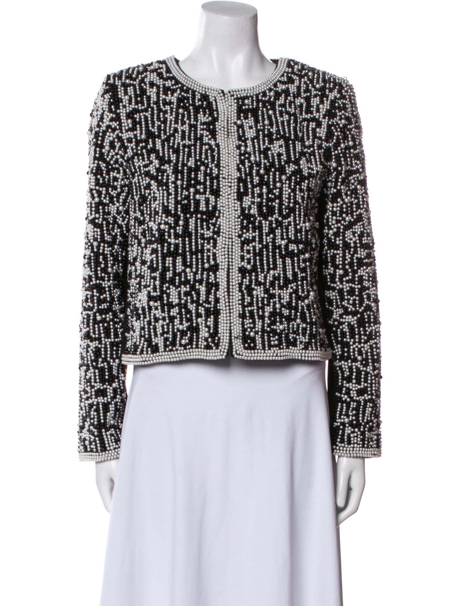 Alice + Olivia Tweed Pattern Evening Jacket