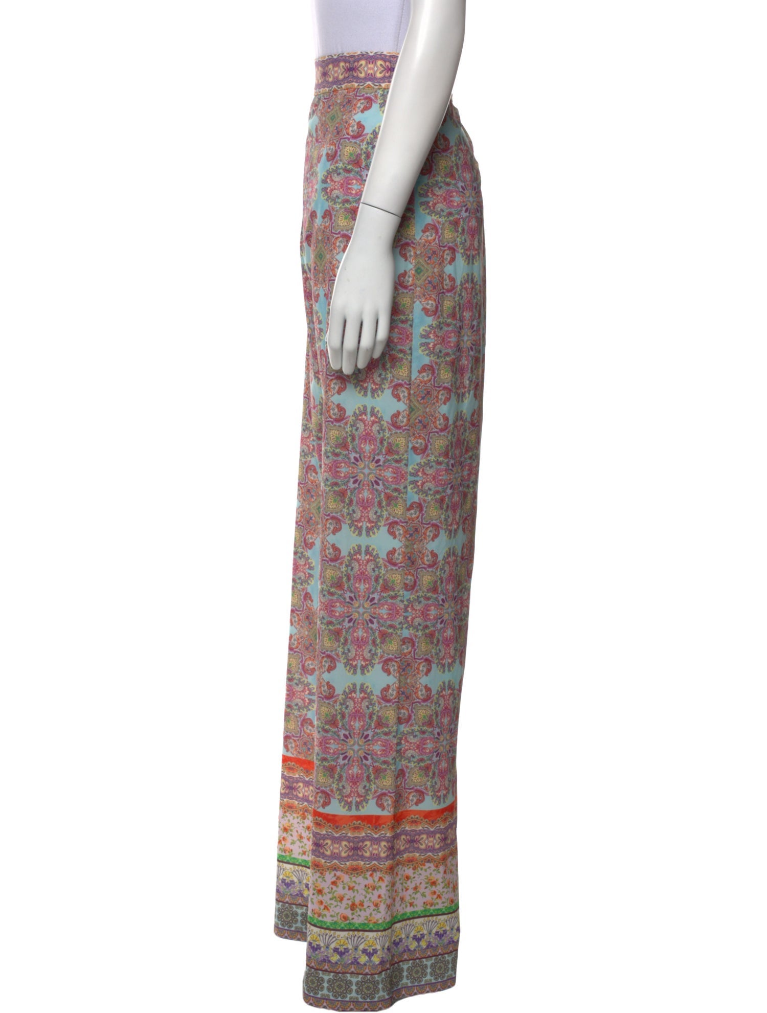 Alice + Olivia Printed Wide Leg Pants