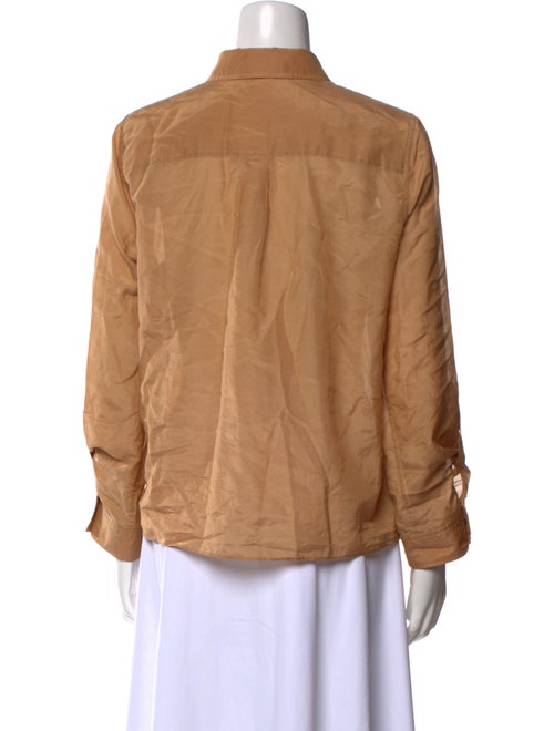 Alice + Olivia Long Sleeve Button-Up Top