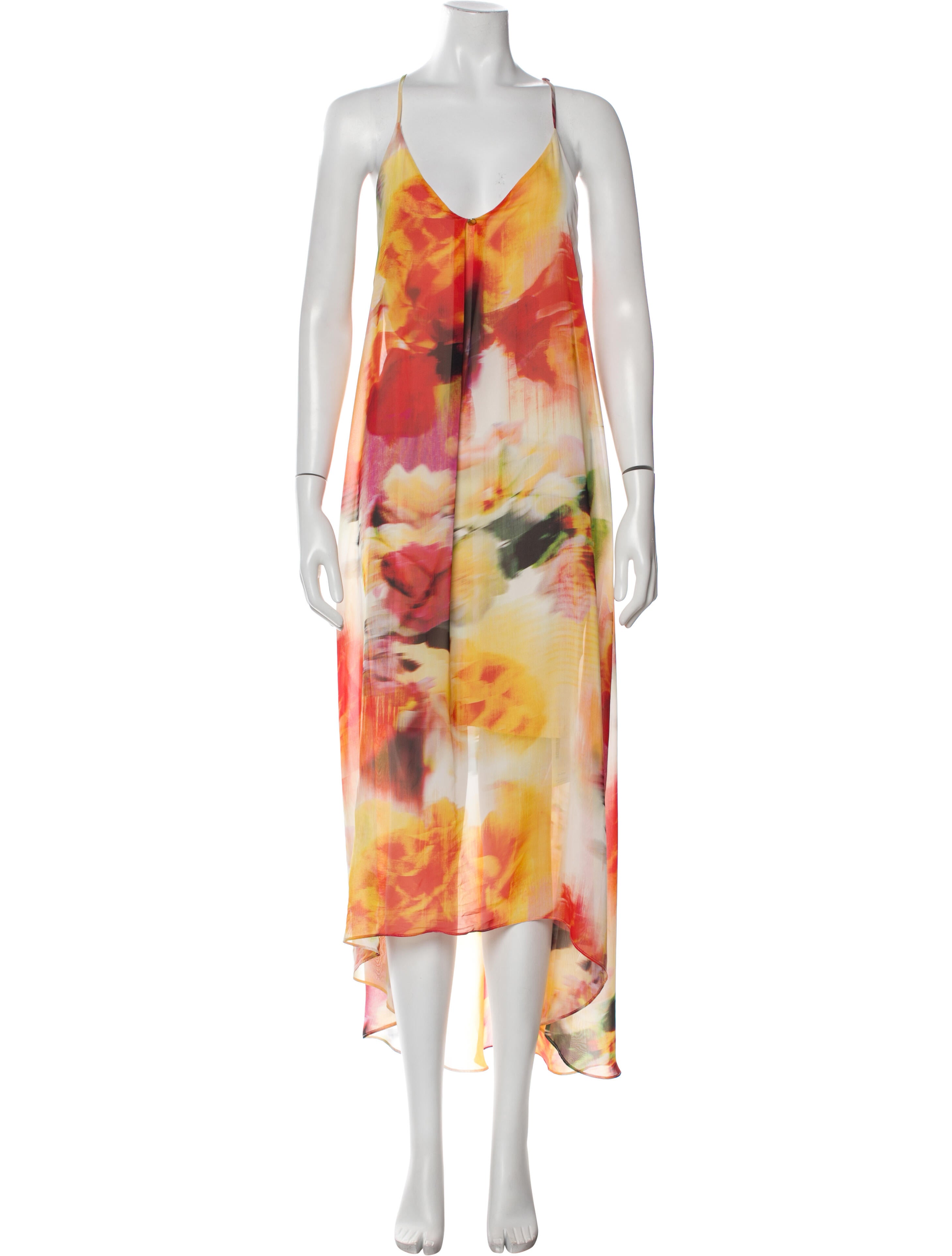 Alice + Olivia Animal Print Long Dress