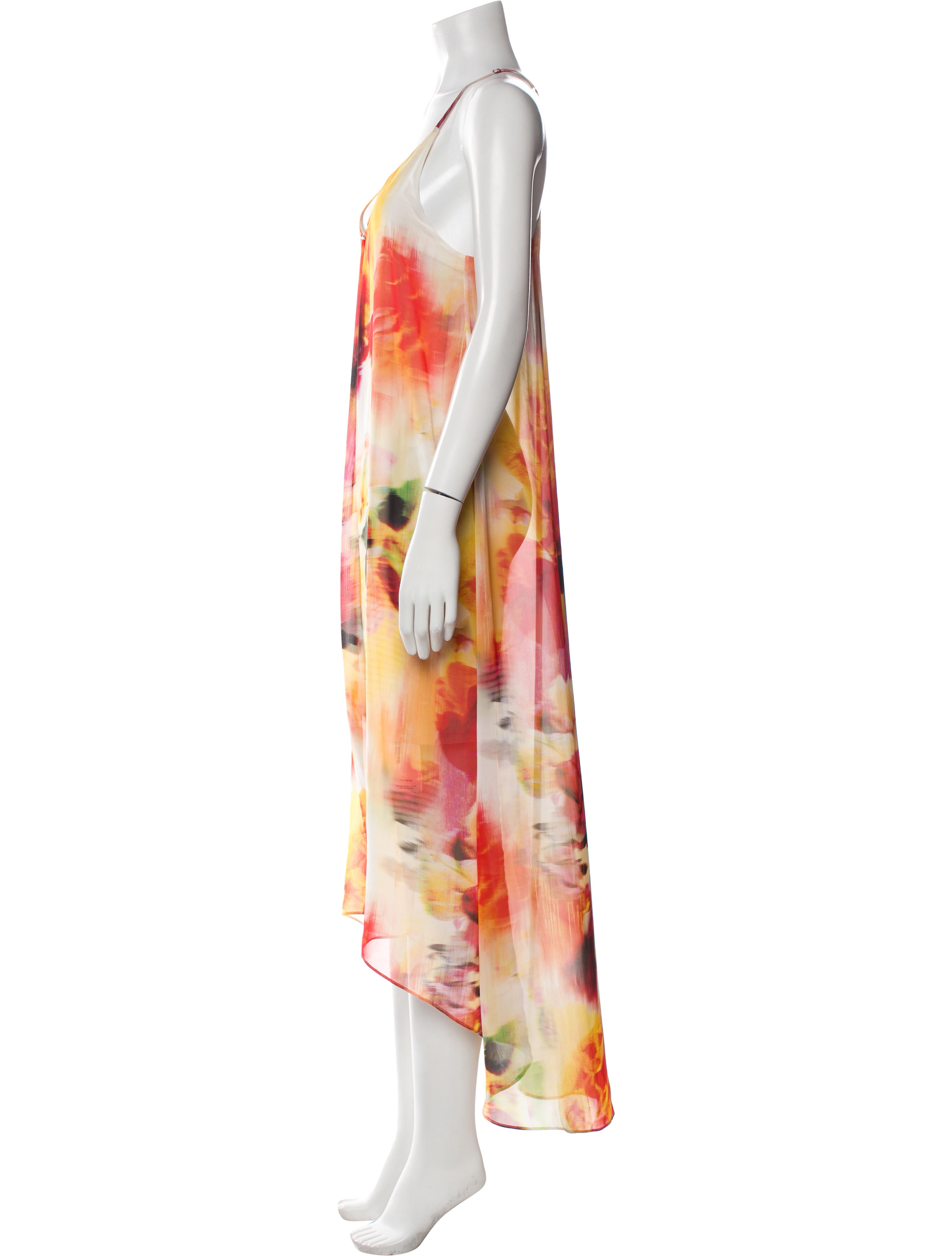 Alice + Olivia Animal Print Long Dress