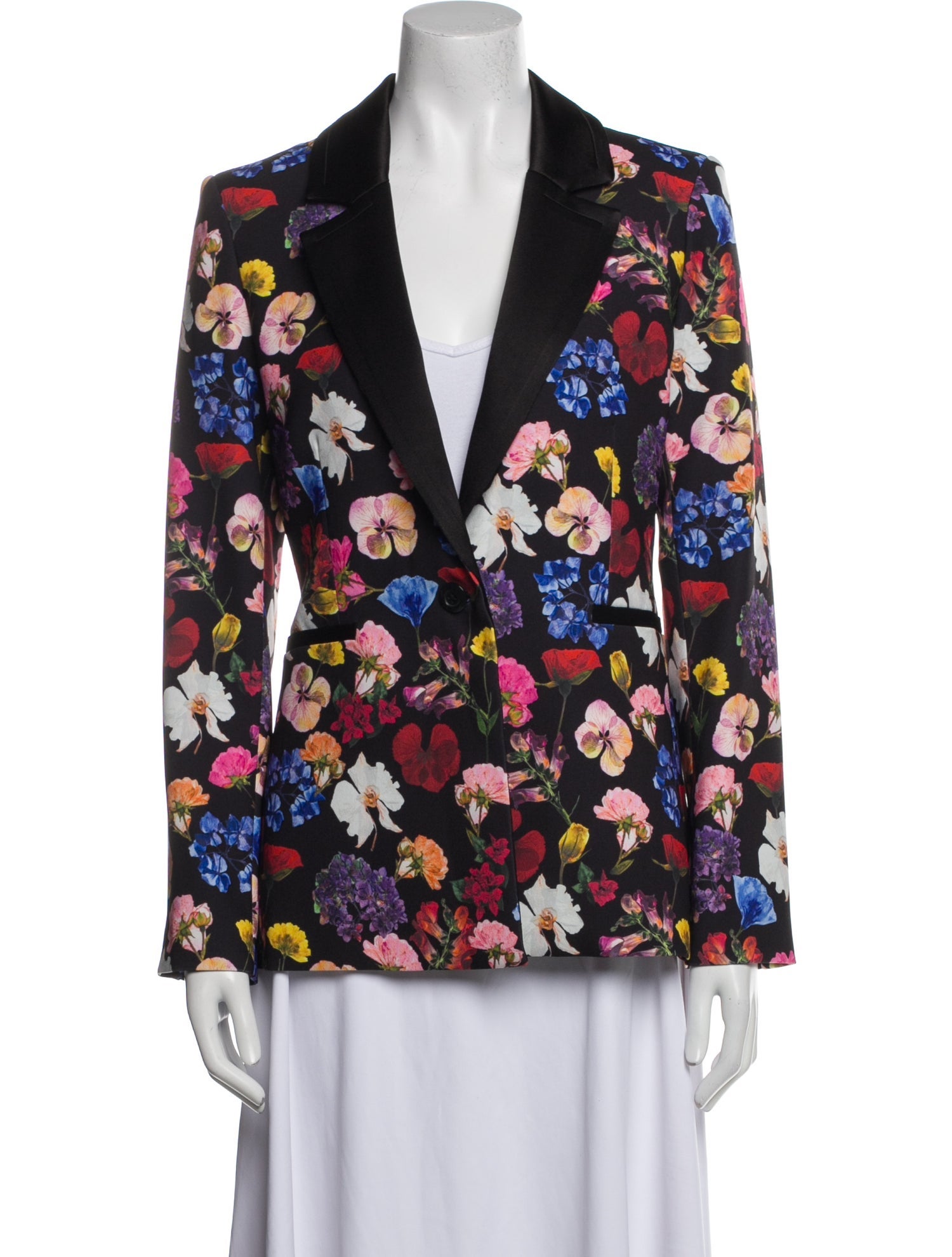 Alice + Olivia Floral Print Blazer