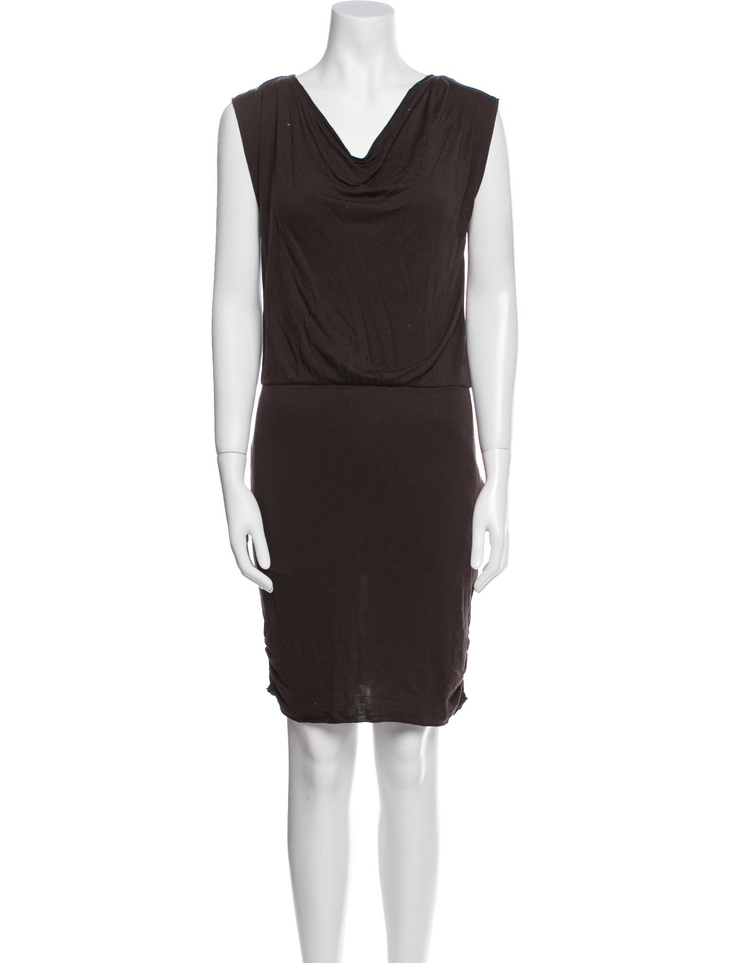 Alice + Olivia Cowl Neck Mini Dress