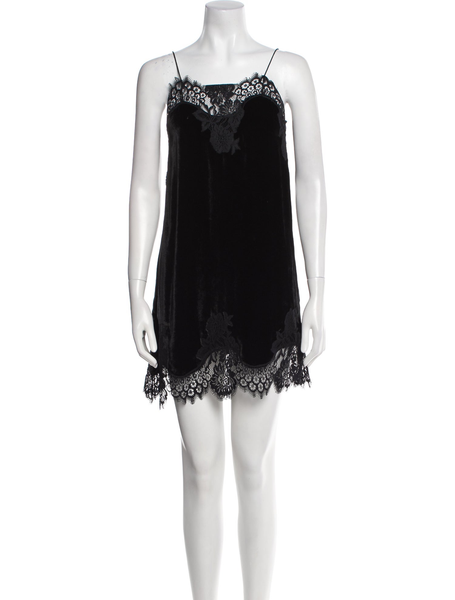 Alice + Olivia Square Neckline Mini Dress