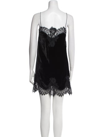 Alice + Olivia Square Neckline Mini Dress