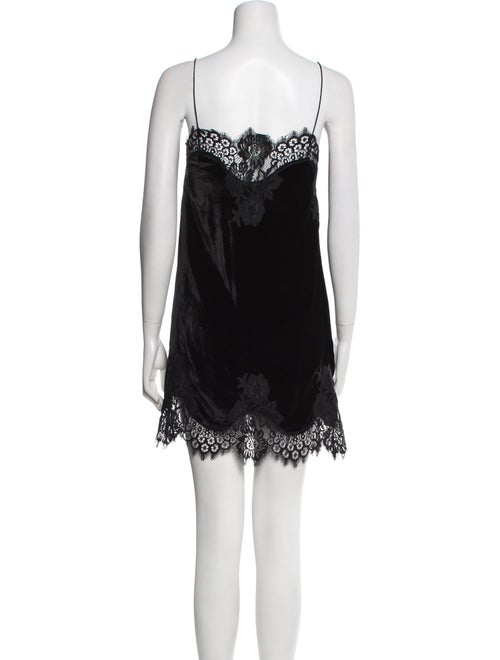 Alice + Olivia Square Neckline Mini Dress
