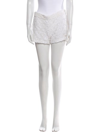 Alice + Olivia Lace Pattern Mini Shorts