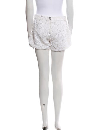 Alice + Olivia Lace Pattern Mini Shorts