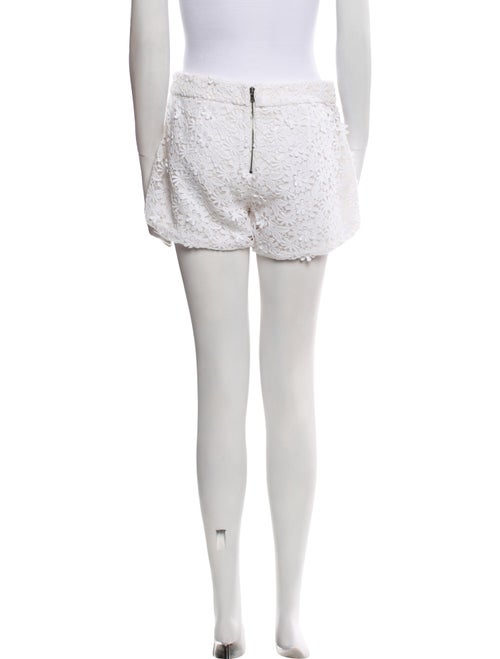 Alice + Olivia Lace Pattern Mini Shorts