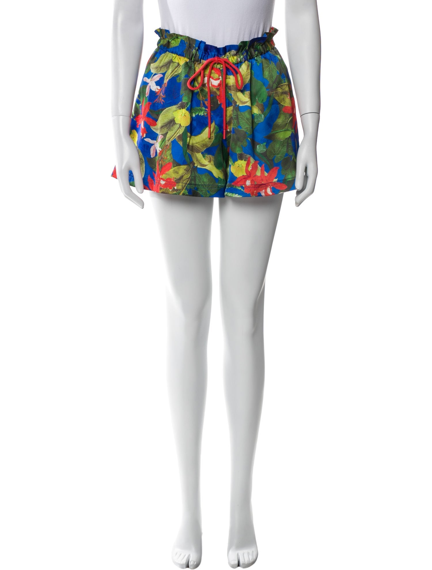 Alice + Olivia Floral Print Mini Shorts