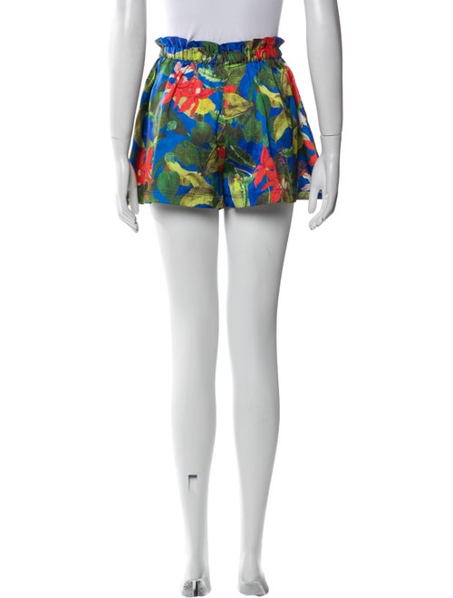 Alice + Olivia Floral Print Mini Shorts