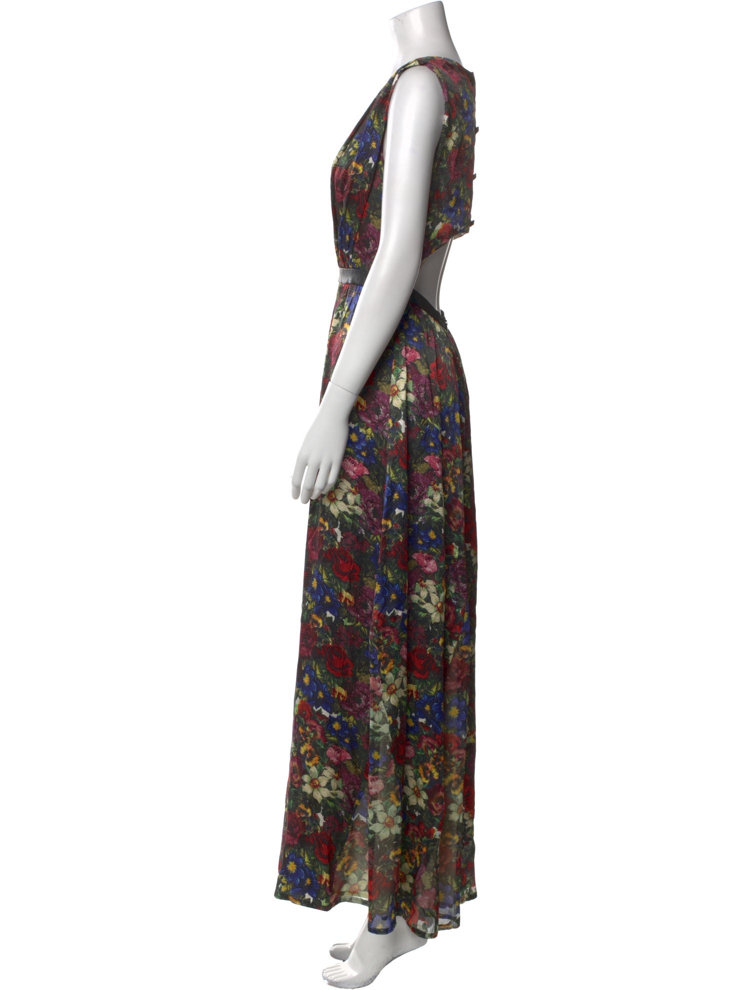 Alice + Olivia Silk Long Dress