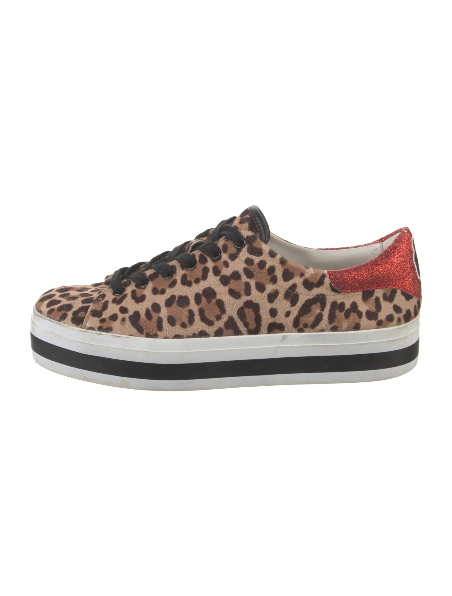 Alice + Olivia Ponyhair Animal Print Sneakers