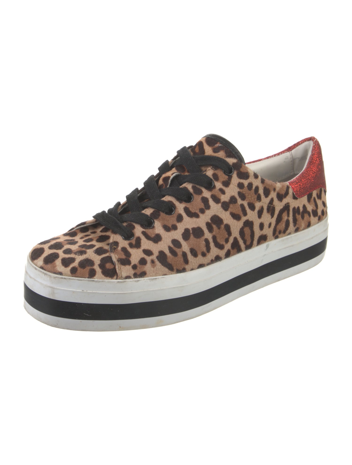Alice + Olivia Ponyhair Animal Print Sneakers