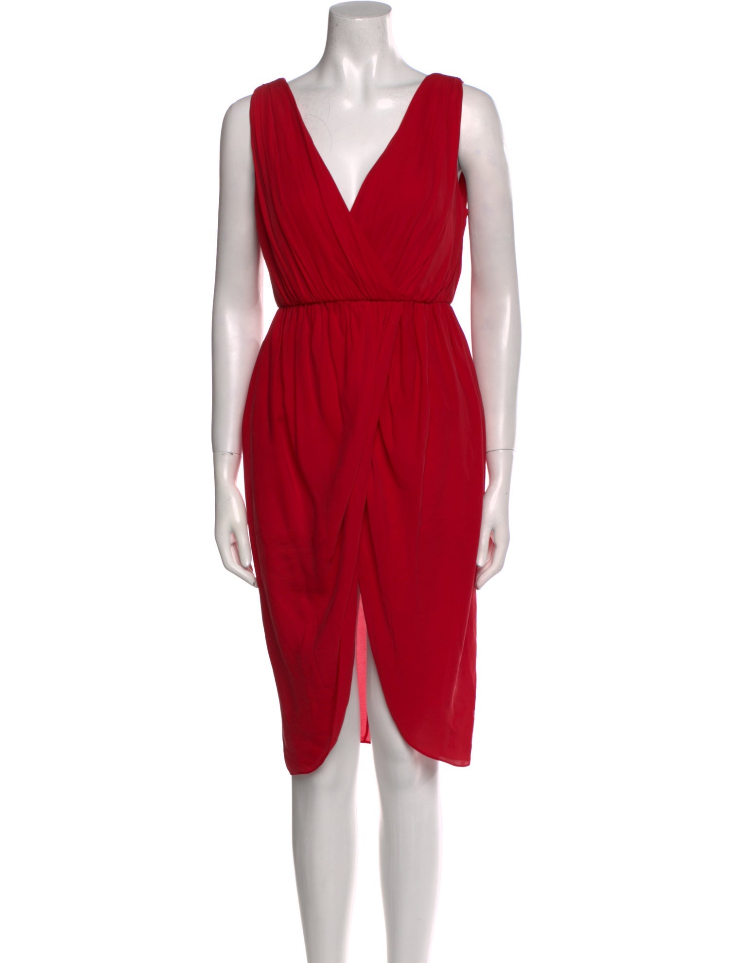 Alice + Olivia Silk Knee-Length Dress