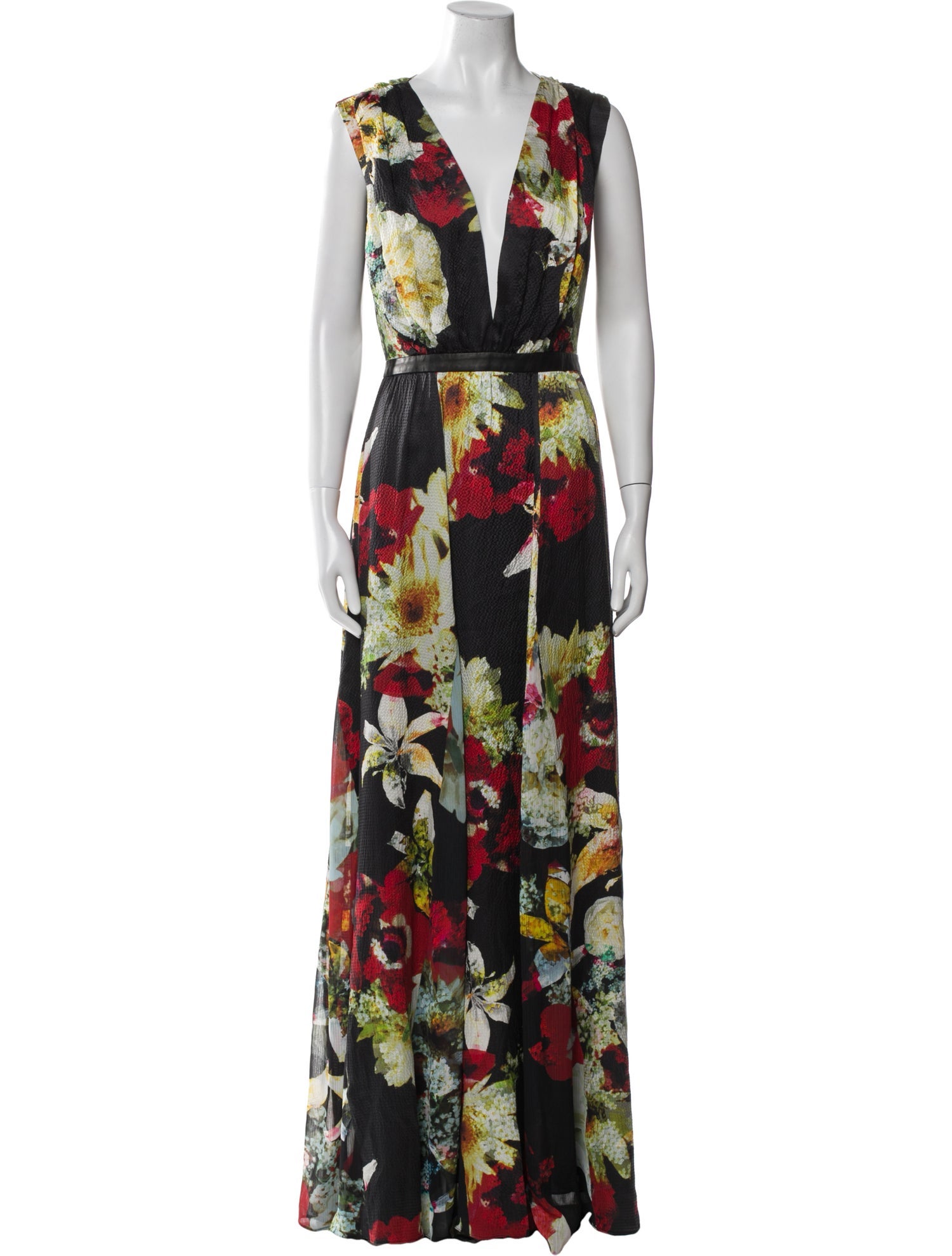 Alice + Olivia Silk Long Dress