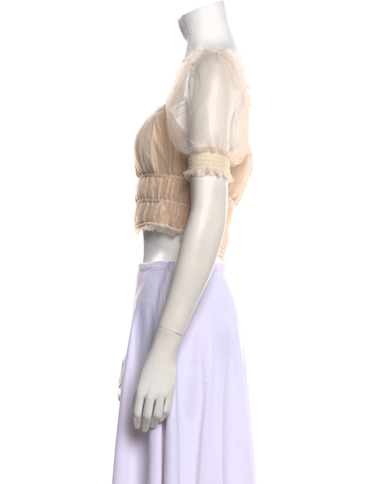 Alice + Olivia Short Sleeve Mesh Top w/ Tags