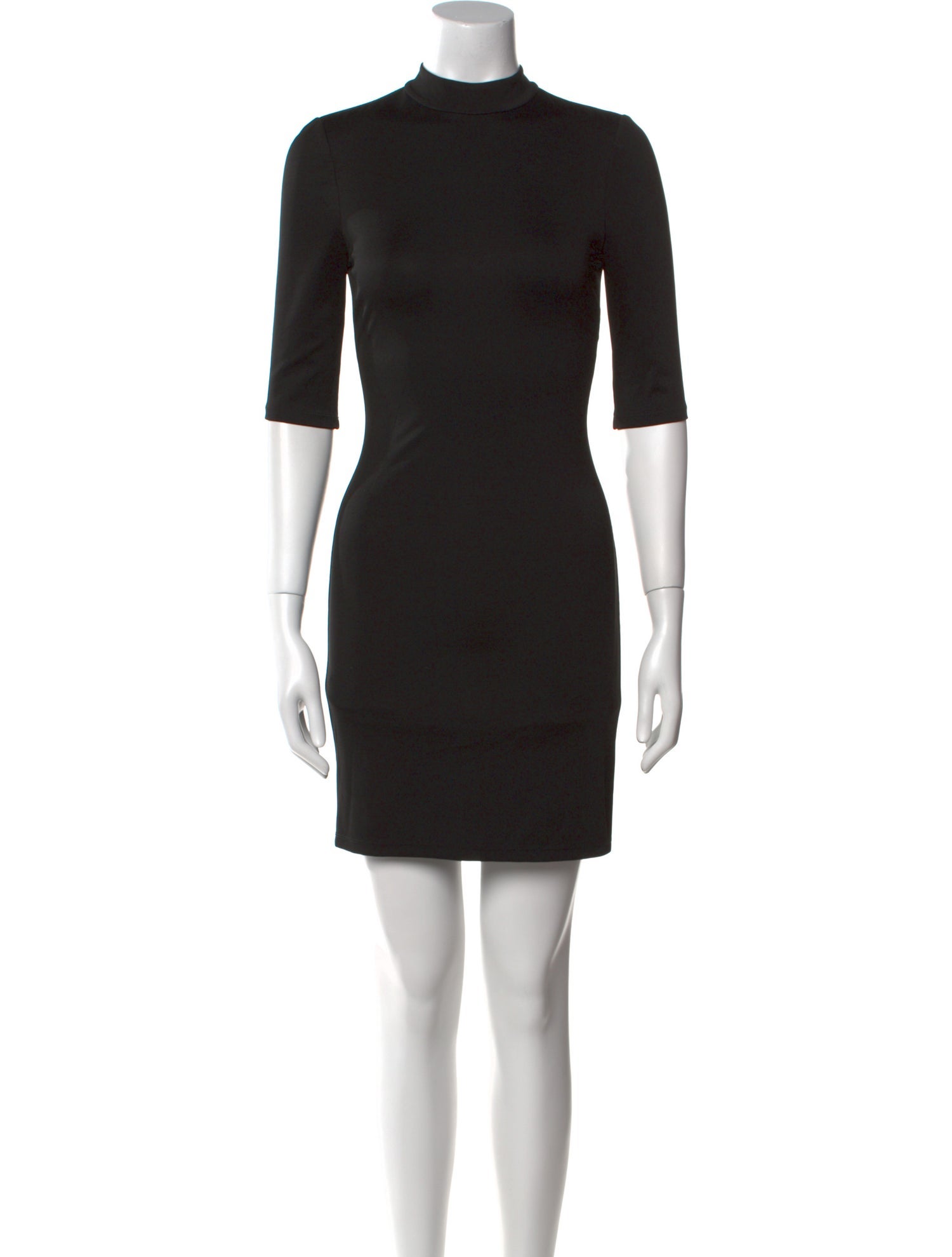 Alice + Olivia Mock Neck Mini Dress