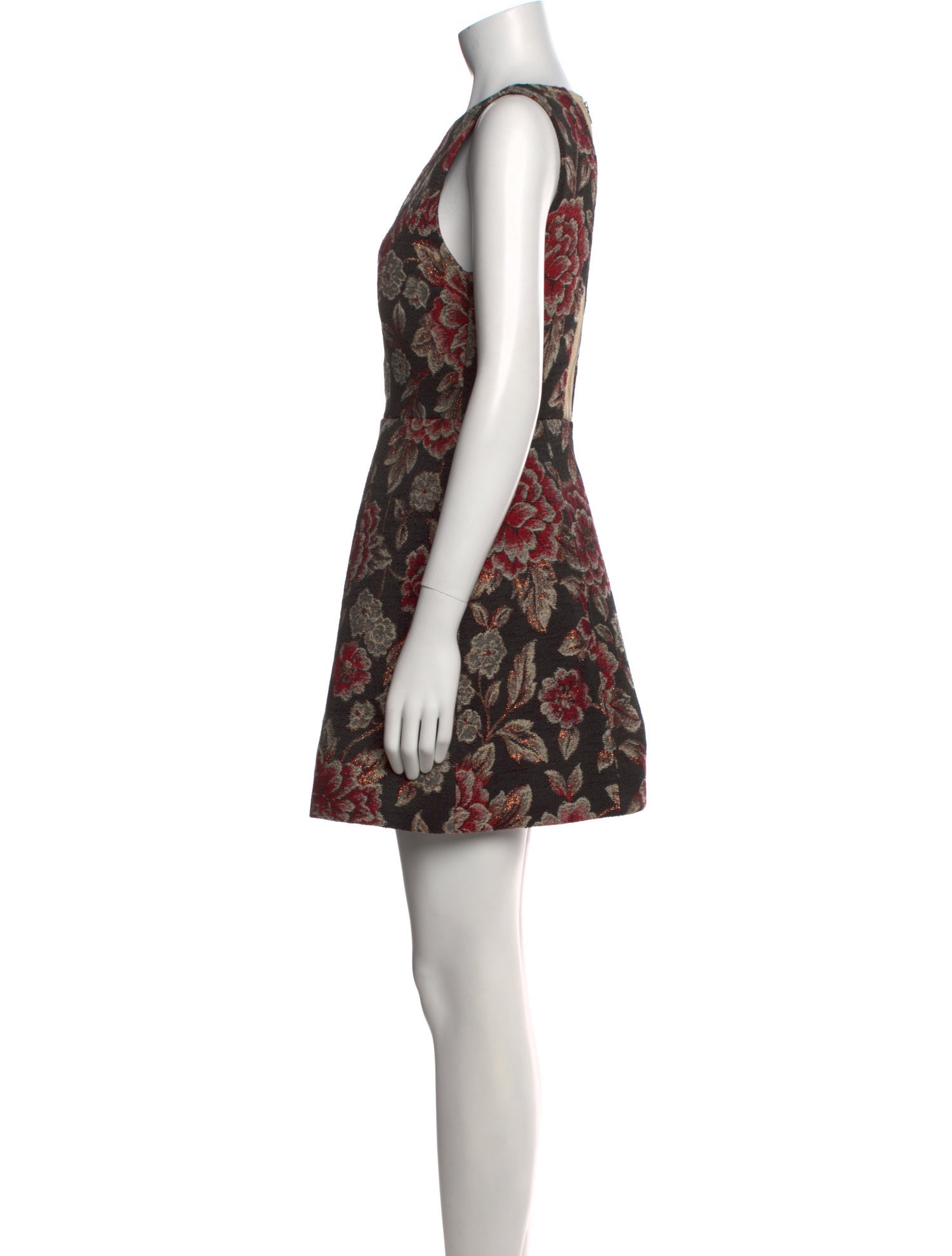 Alice + Olivia Floral Print Mini Dress