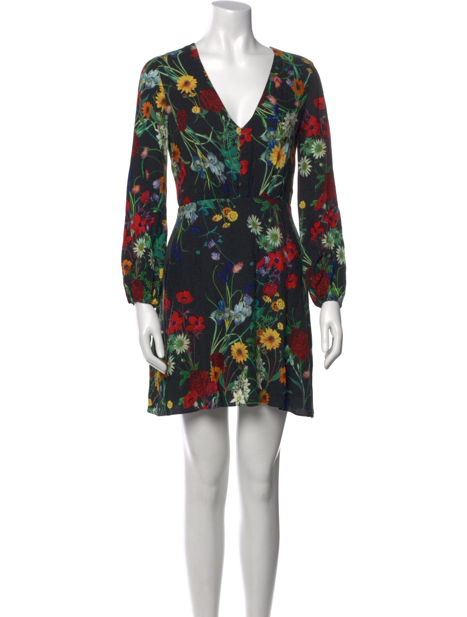 Alice + Olivia Floral Print Mini Dress