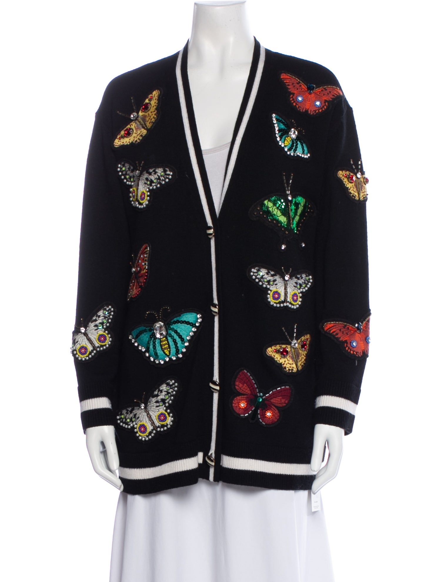 Alice + Olivia Wool Printed Sweater