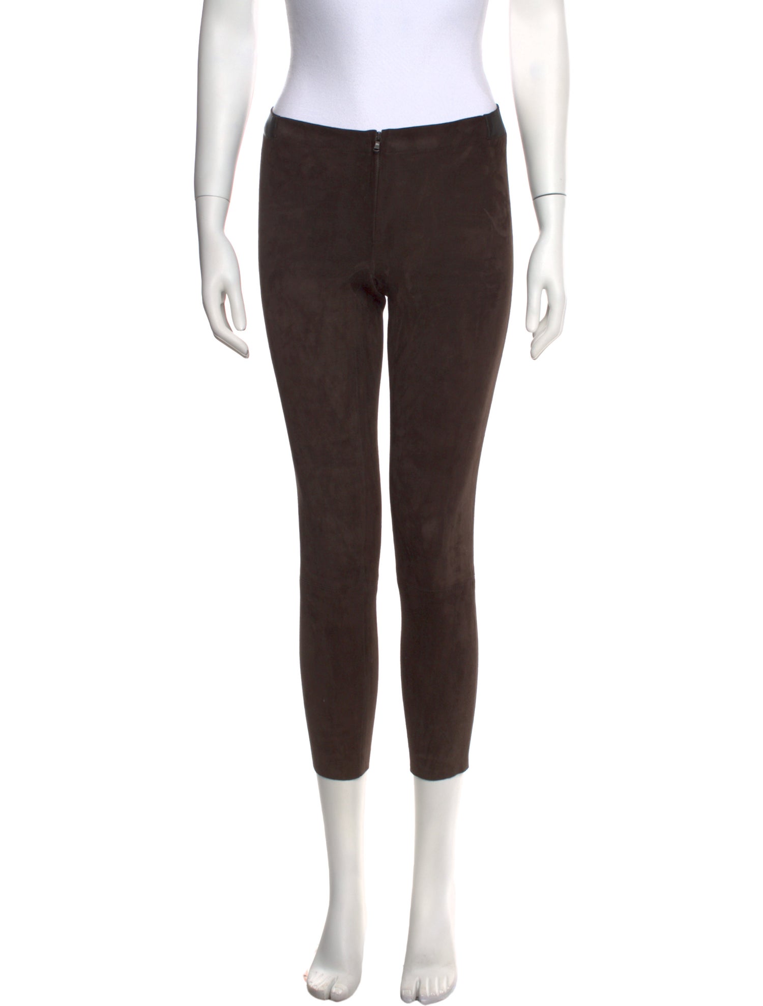 Alice + Olivia Lamb Leather Skinny Leg Pants