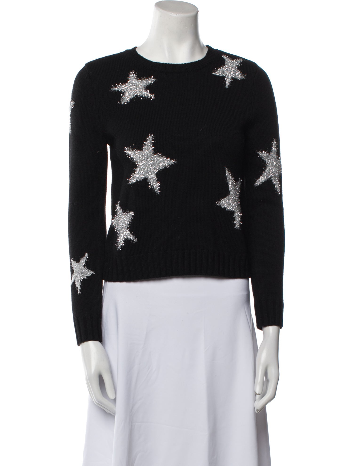 Alice + Olivia Wool Patterned Sweater