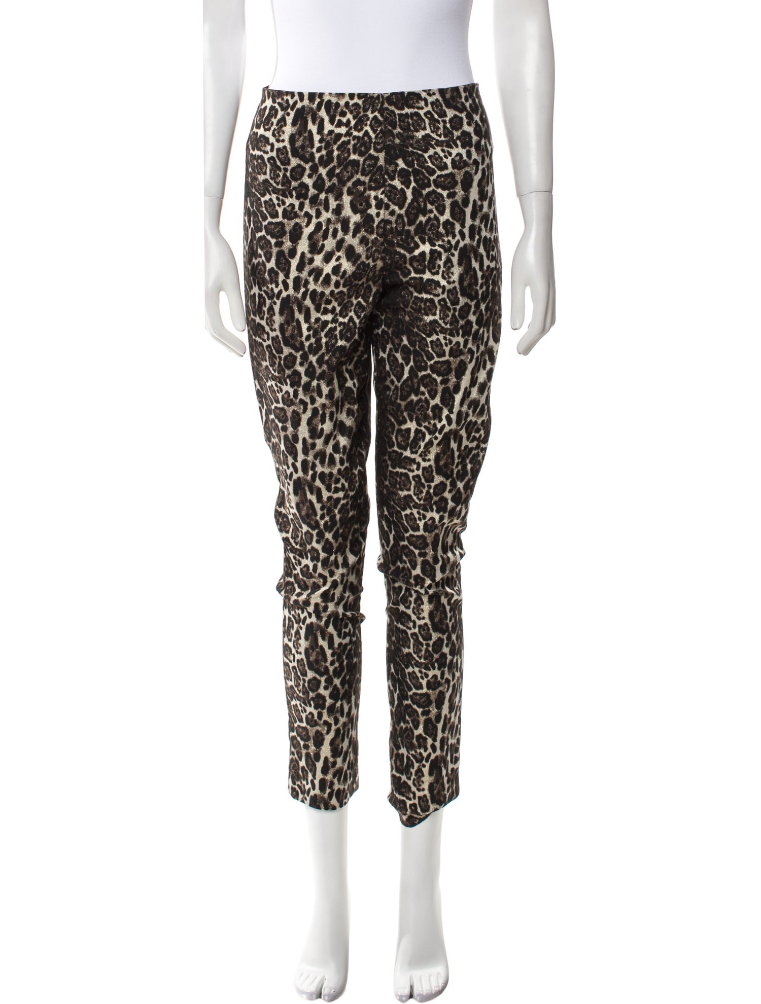 Alice + Olivia Animal Print Skinny Leg Pants