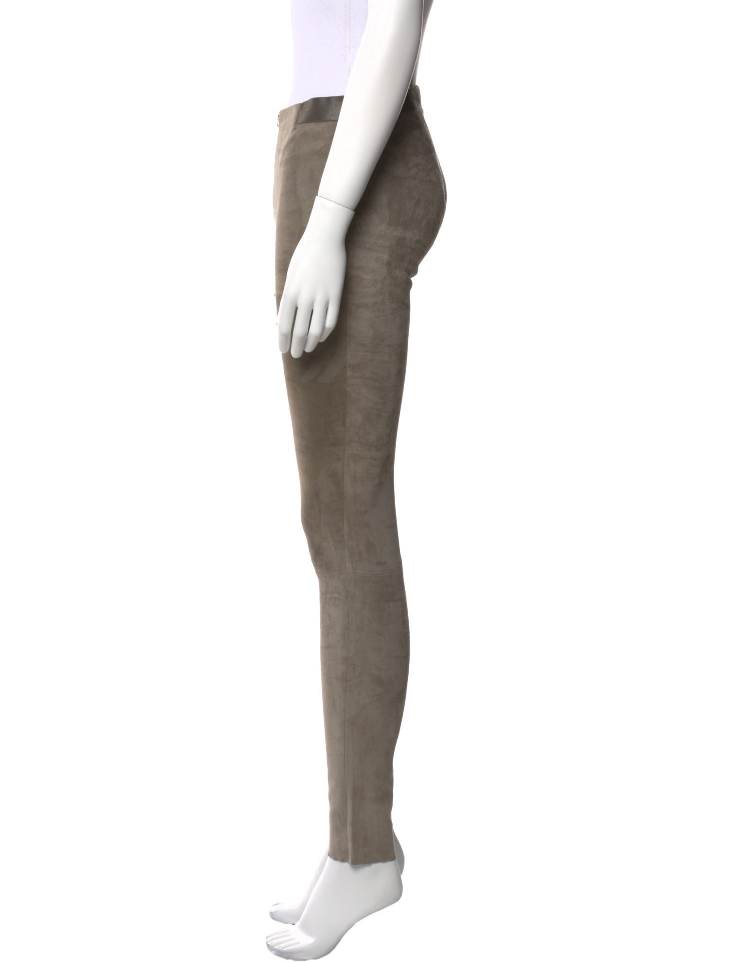 Alice + Olivia Lamb Leather Skinny Leg Pants