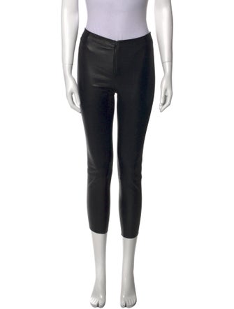 Alice + Olivia Leather Skinny Leg Pants