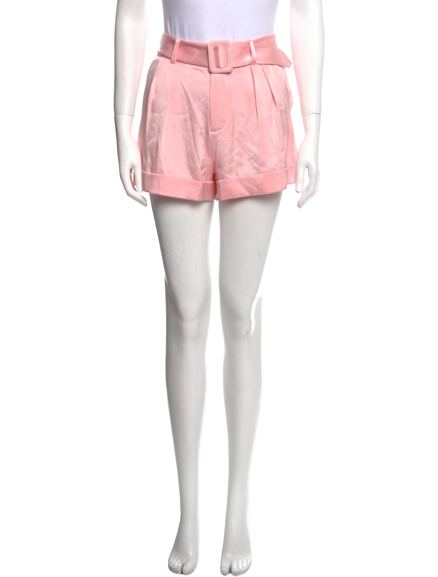 Alice + Olivia Marsha High Waist Pleated Short Mini Shorts w/ Tags